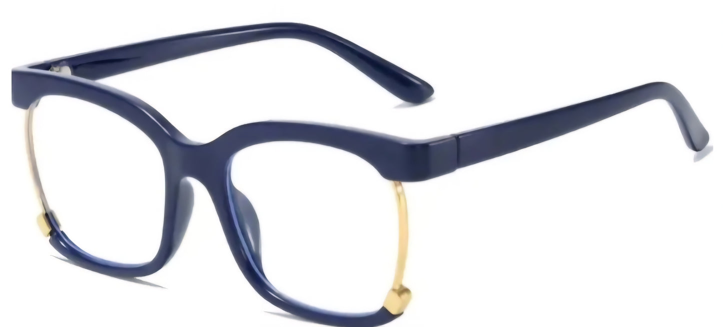 Partial Frameless Fashion Glasses **Not Prescription**