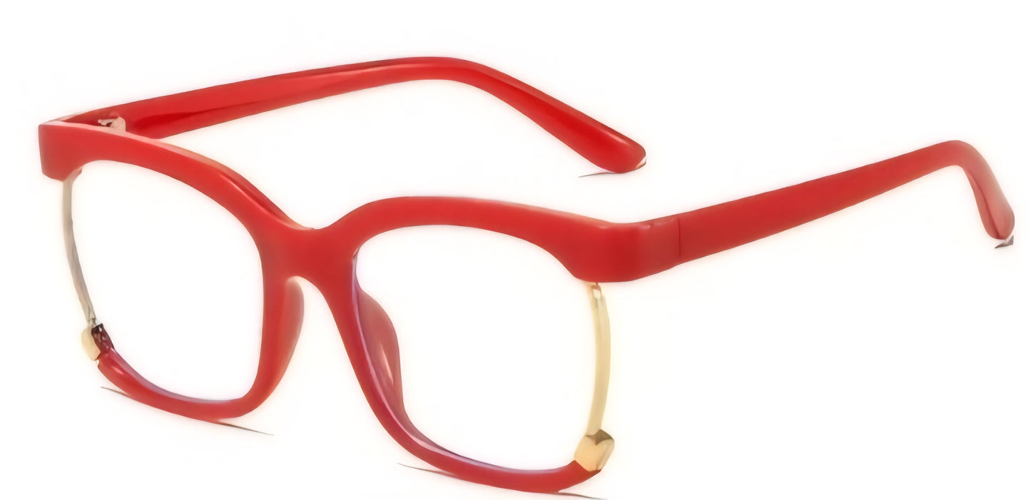 Partial Frameless Fashion Glasses **Not Prescription**