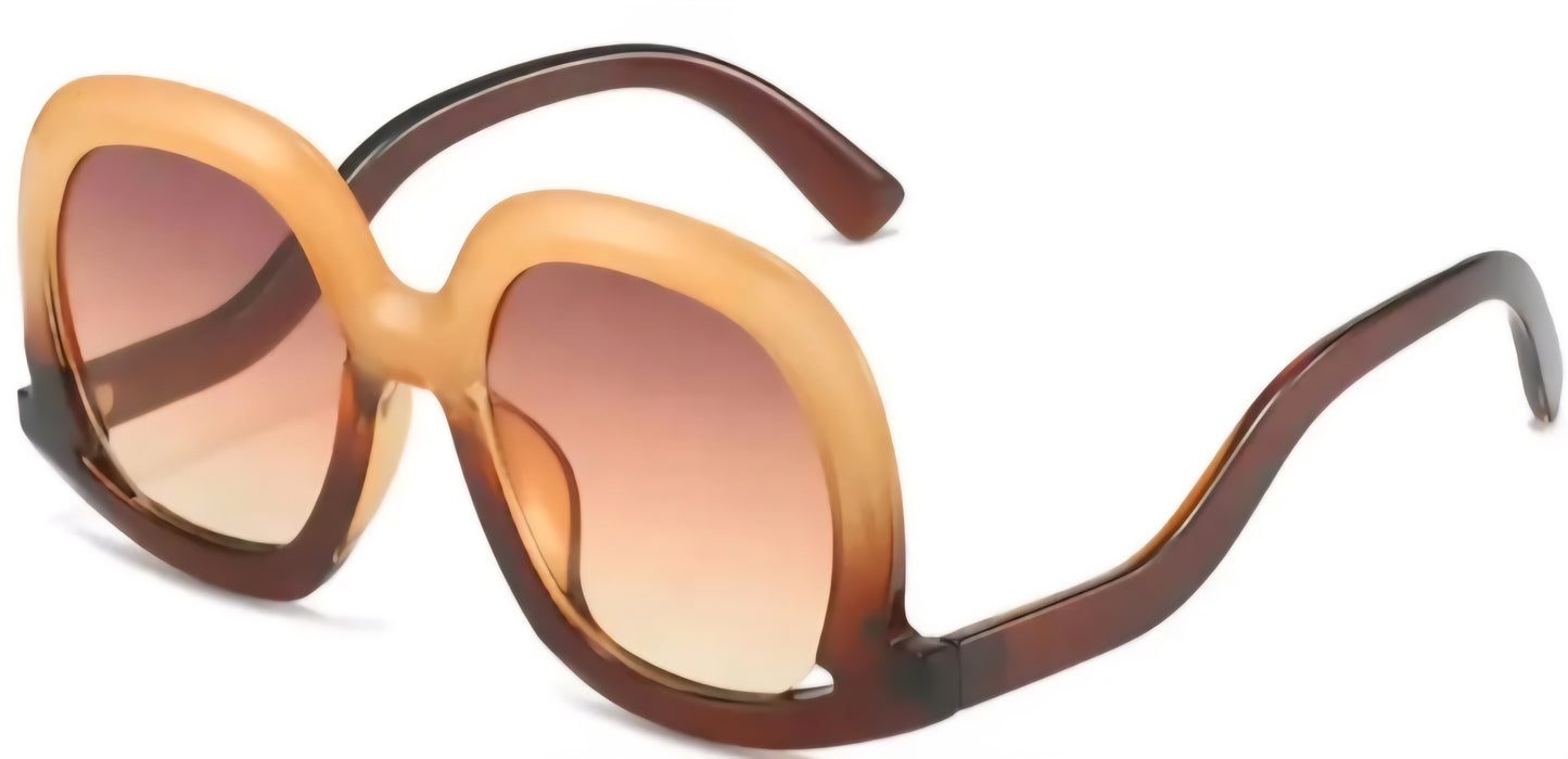 Reto Style Sunglasses Bottom Ear Piece