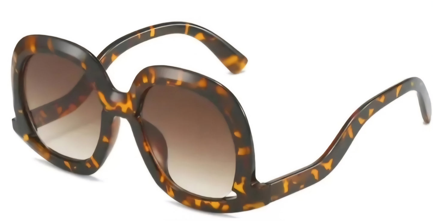 Reto Style Sunglasses Bottom Ear Piece