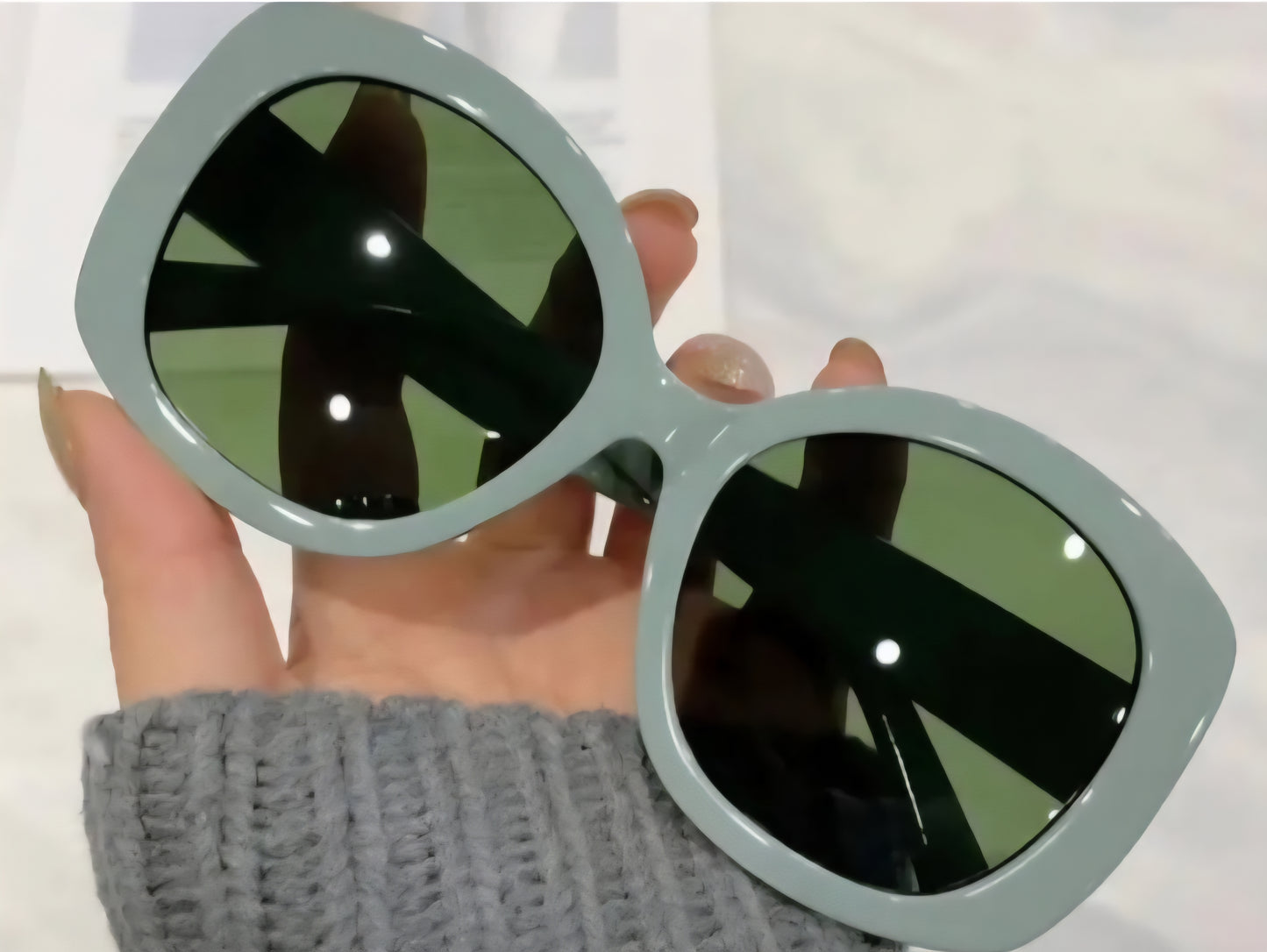 Round Oversized Sunglasses