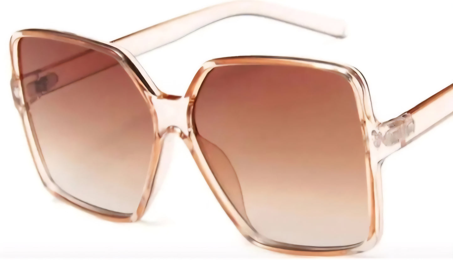 Thin Framed Square Sunglasses