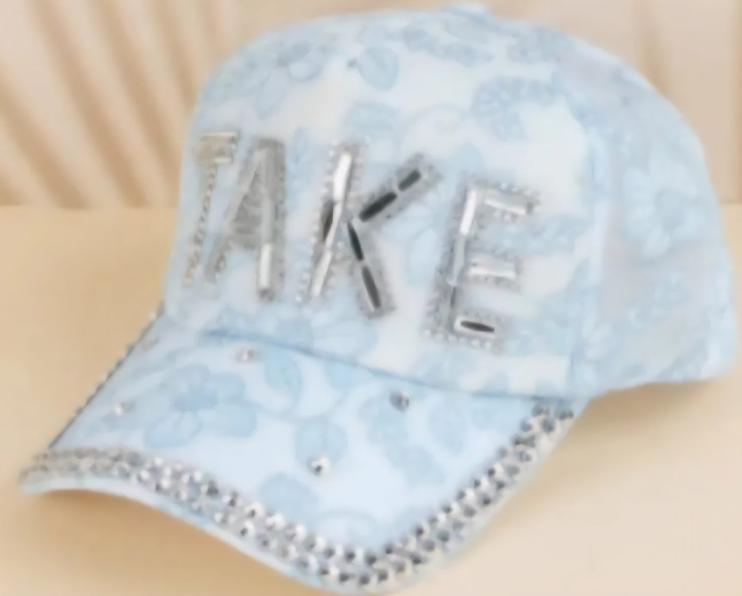 Flower Rhinestone Hat