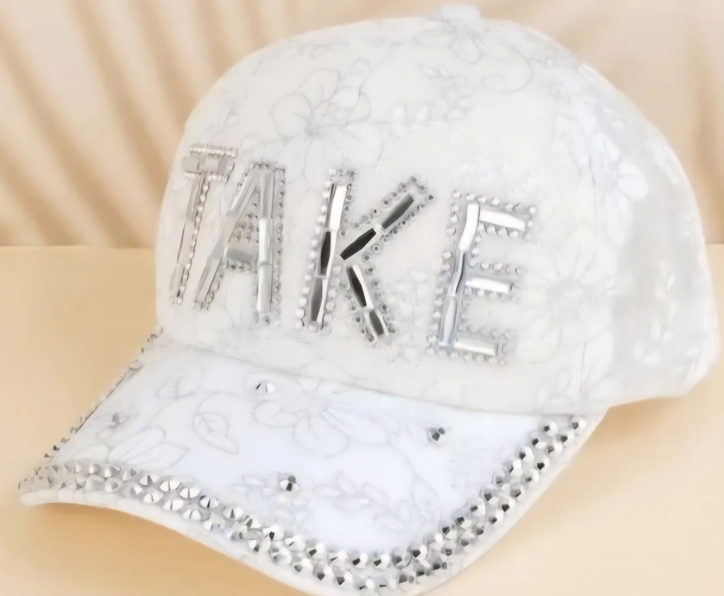 Flower Rhinestone Hat