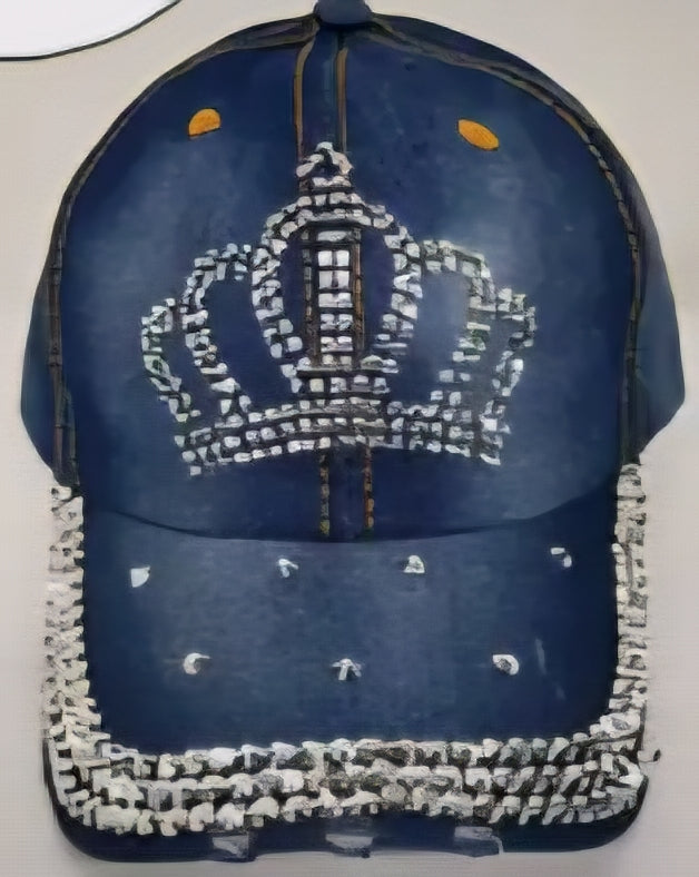 Crown Rhinestone Baseball Cap