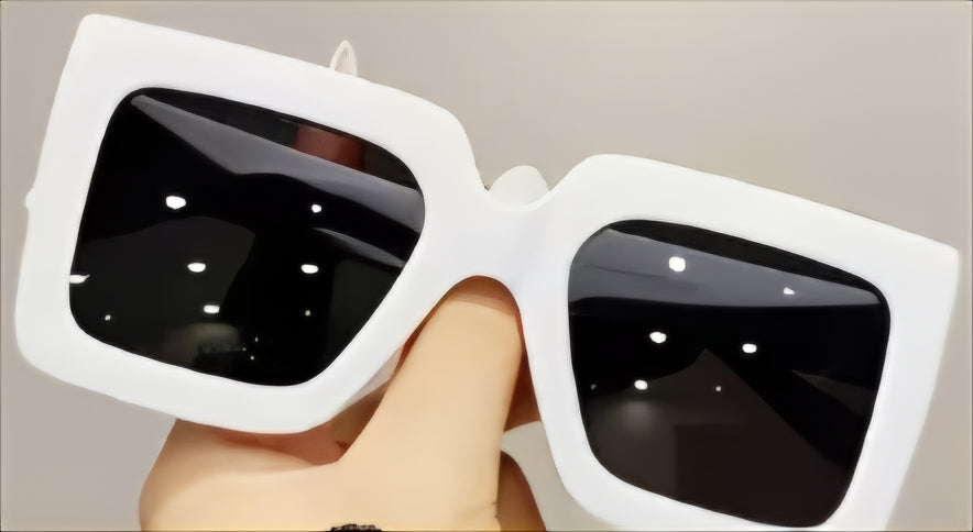 Large Square Frame Sunglasses