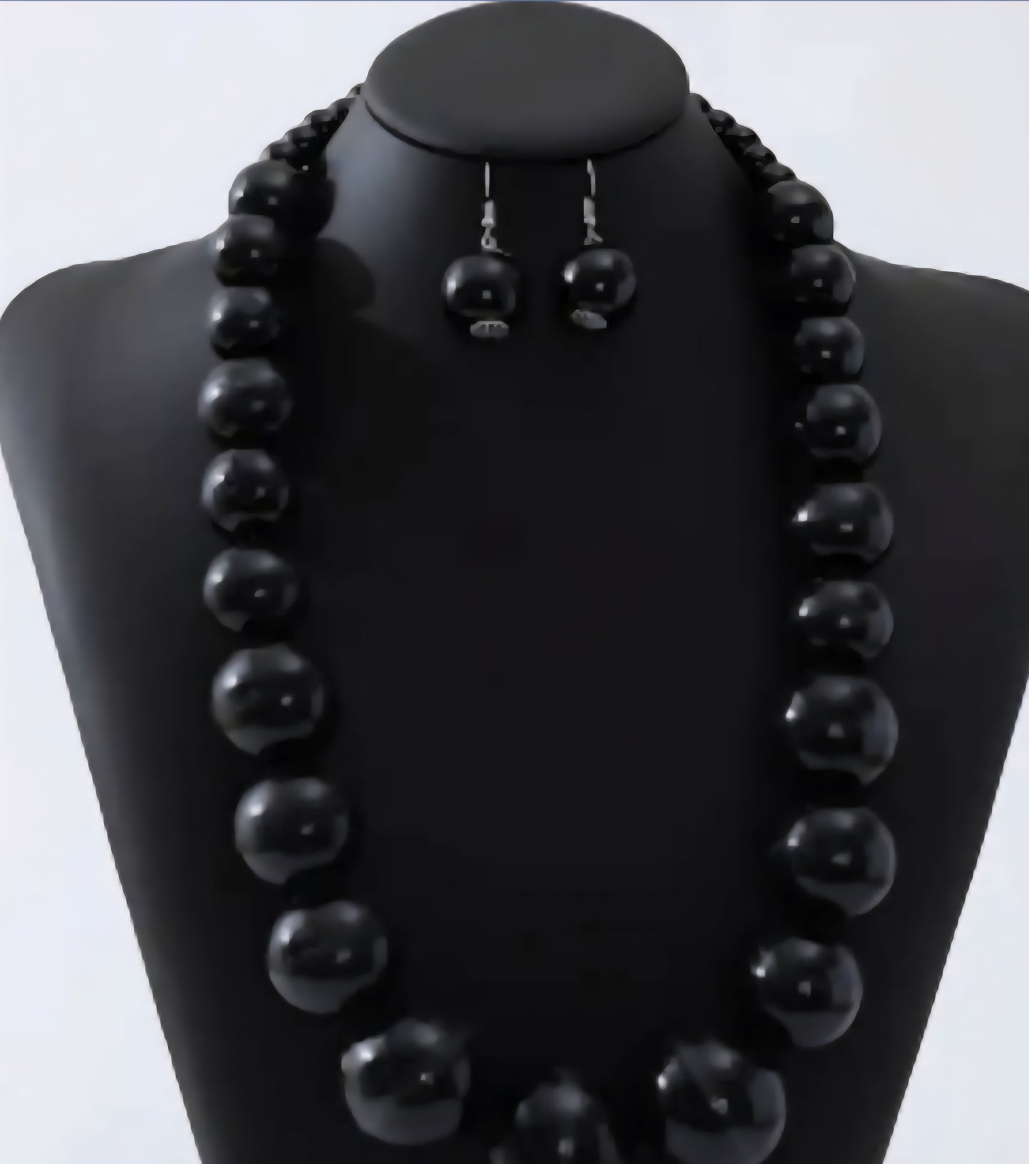 Boho Beads Necklace & Earrings Set