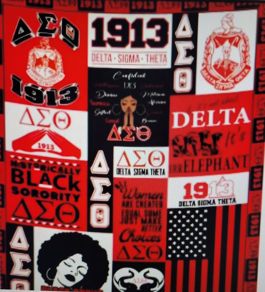 Delta Sorority Blanket & Baseball Cap - Bundle