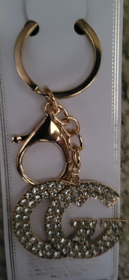 Rhinestones GG Keyring