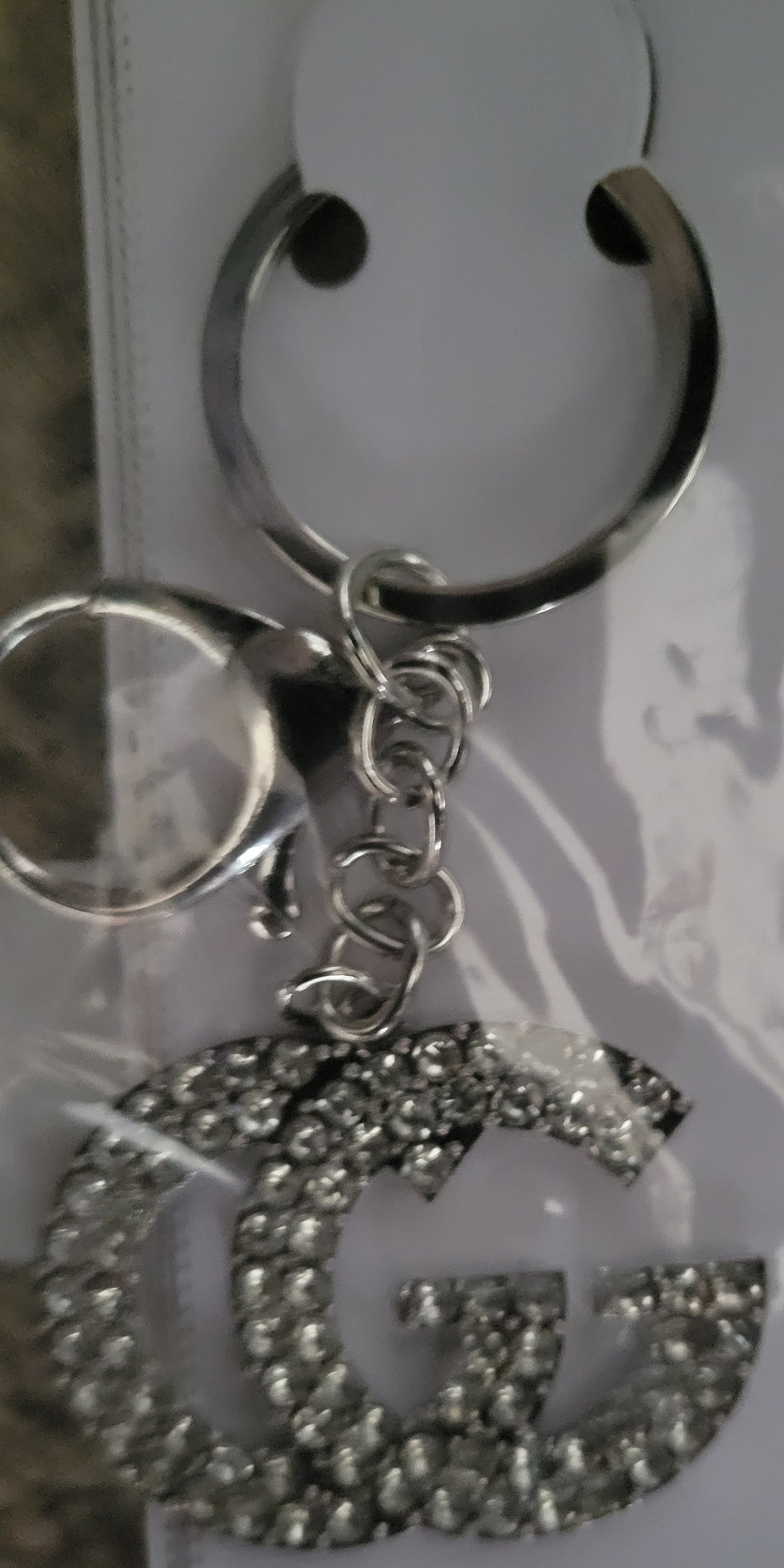 Rhinestones GG Keyring