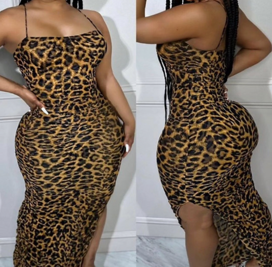 He Spotted Me In A Split Dress