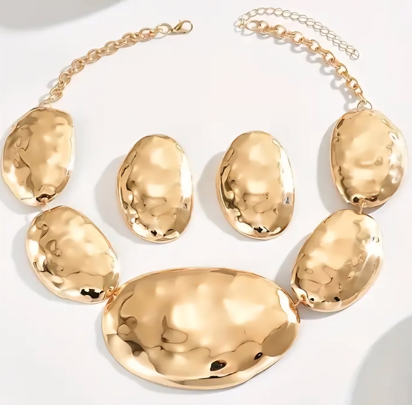 Oversized Oval Jewelry Set