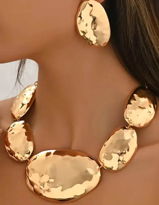 Oversized Oval Jewelry Set