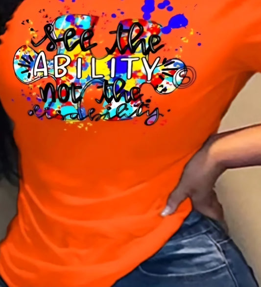 See The Ability (AUTISM)T-Shirt