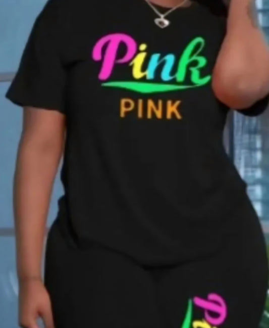 Pink Style Short Set