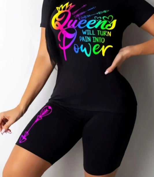 If The Queen Knows Power Short Set
