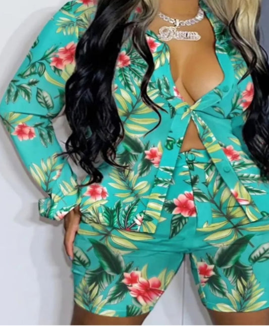Lovely Cabana Short Set
