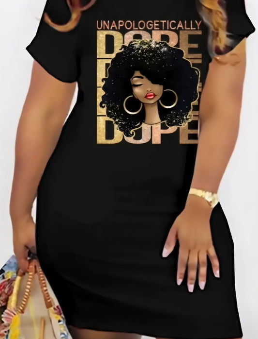 She Is Dope Tho T-Shirt Dress