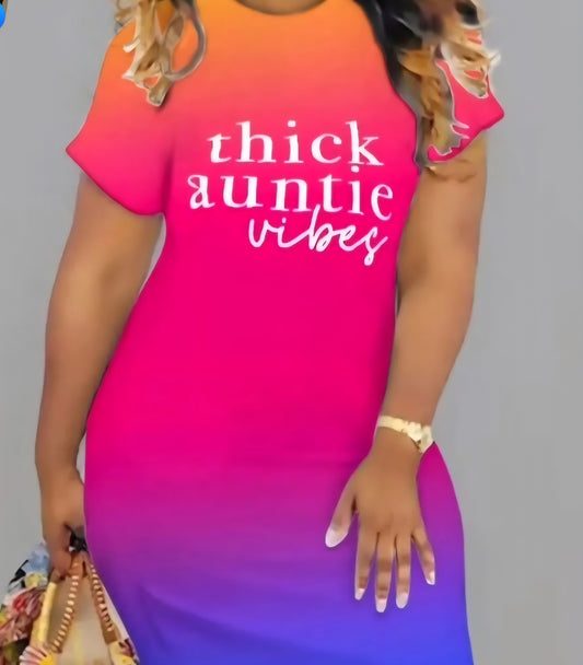 That's Auntie T-Shirt Dress