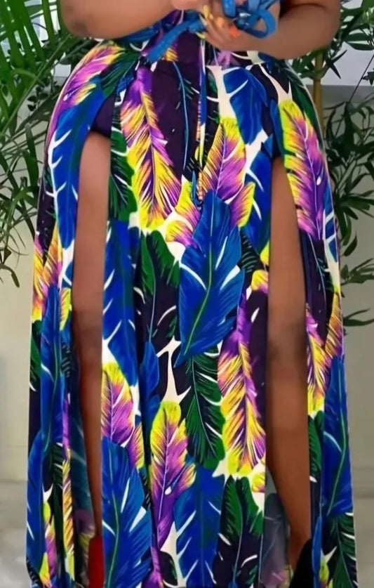 Tropical Dream Split Dress