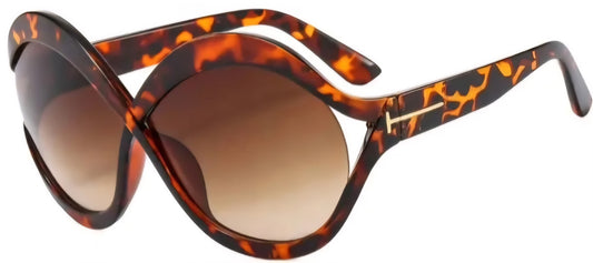 Partial Frameless Square Sunglasses