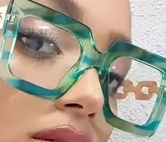 Fashion Chain Ear Piece Glasses ** Not Prescription**