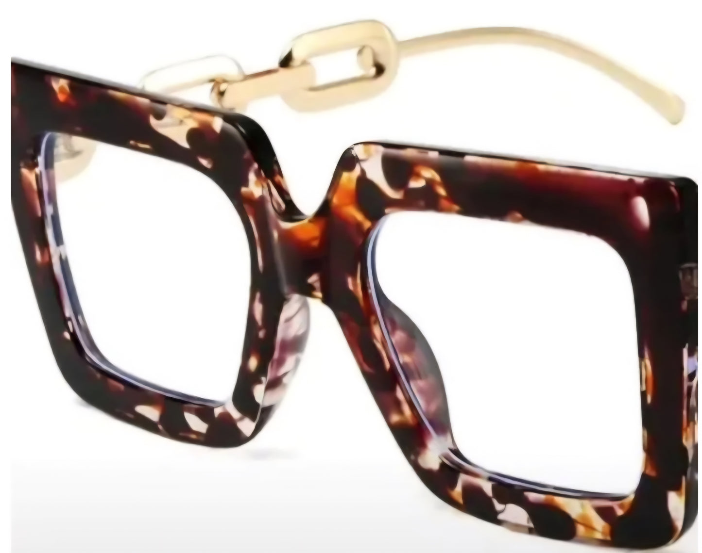 Fashion Chain Ear Piece Glasses ** Not Prescription**