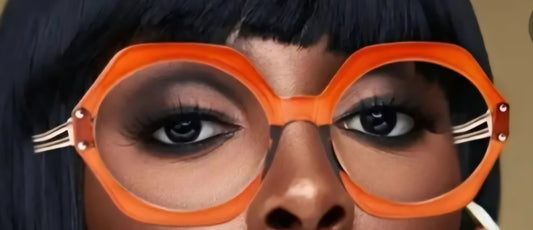 Hexagon Shaped Fashion **Not Prescription **