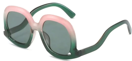 Reto Style Sunglasses Bottom Ear Piece