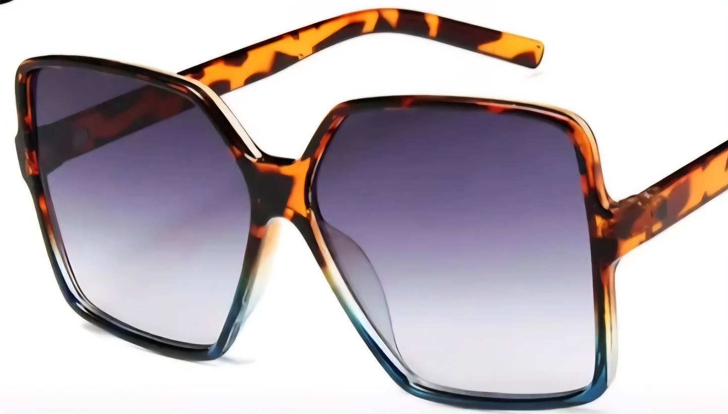 Thin Framed Square Sunglasses