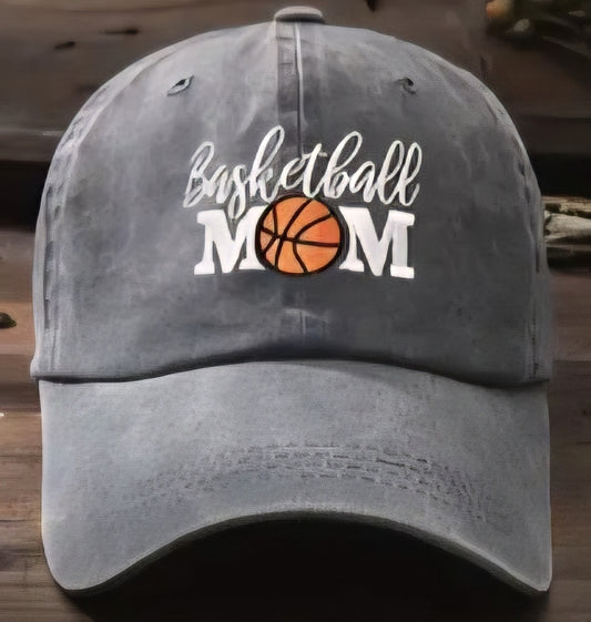 Basketball MOM Retro Washed & Distressed