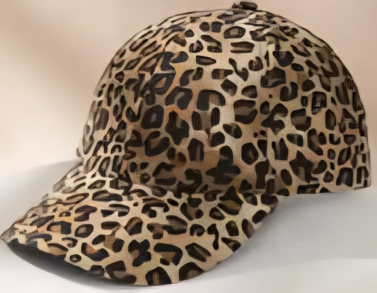 Leopard Print Baseball Cap