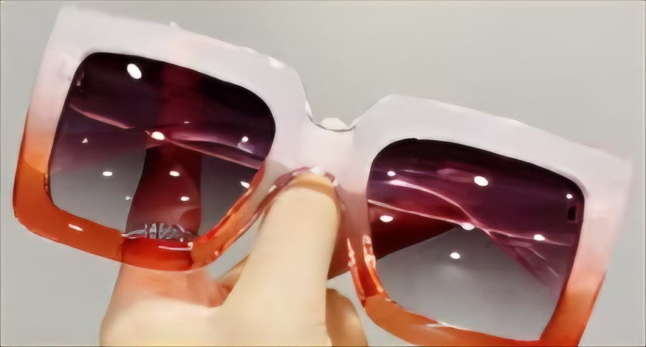 Large Square Frame Sunglasses