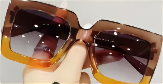 Large Square Frame Sunglasses